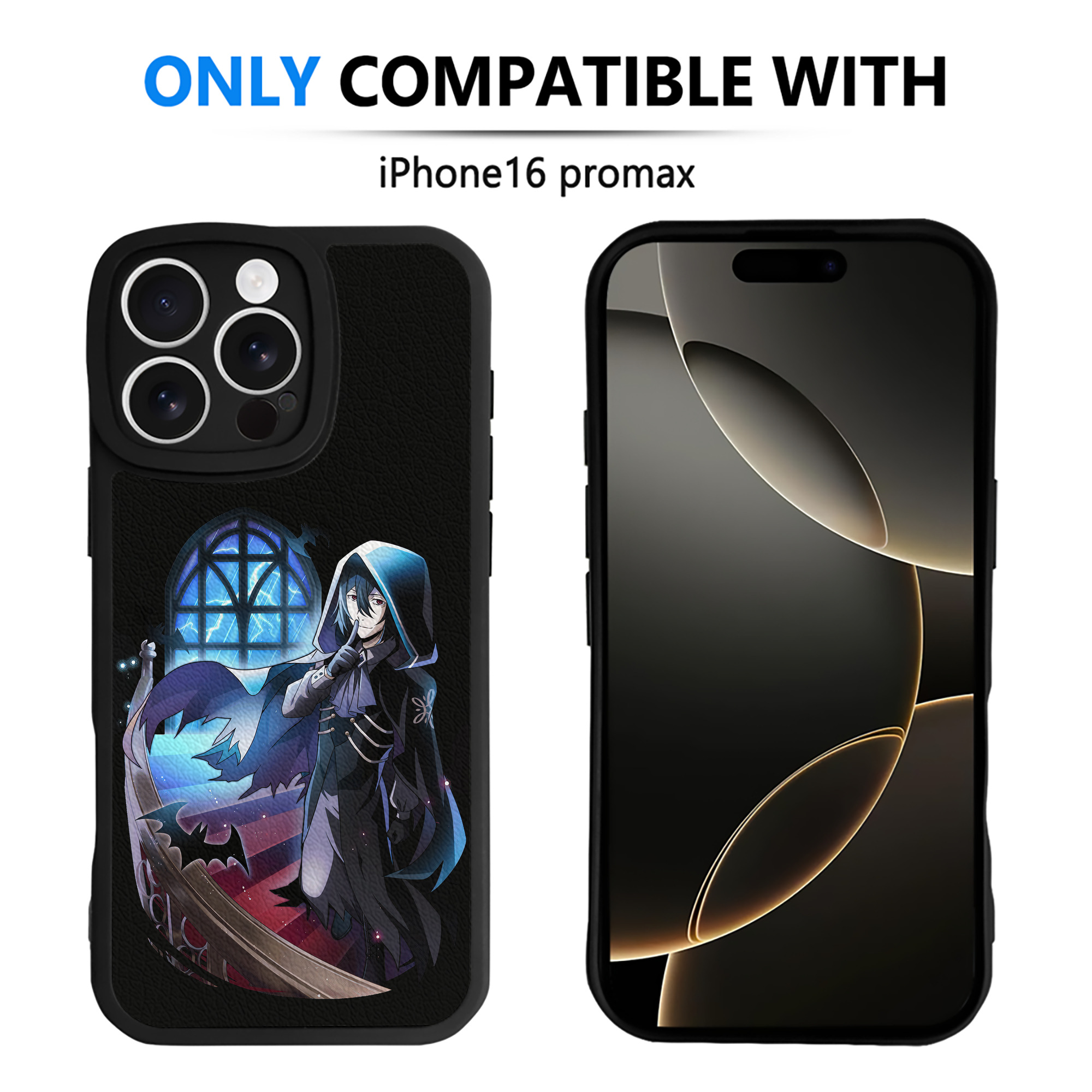 （画像用） 文豪ストレイドッグス Bungo Stray Dogs 【iPhone 16シリーズ対応】シリコンスマホケース（レザー調） 材質：シリコン
